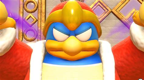 Kirby: Star Allies Gameplay - King Dedede Boss Fight