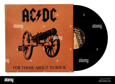 AC/DC For Those About to Rock album Stock Photo - Alamy