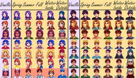 Seasonal Outfits - Slightly Cuter Aesthetic at Stardew Valley Nexus - Mods and community