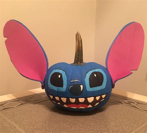 Stitch Pumpkin - Lilo and Stitch Halloween Decor