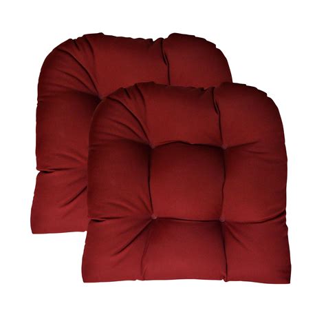 Sunbrella Canvas Air Blue 2 Piece Wicker Chair Cushion Set Choose Size Indoor Outdoor 2 Matching ...