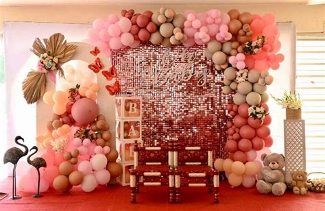 Golden Wedding Stage Shimmer Backdrop Decoration Materials, Rose gold, For Indoor at Rs 6000 in ...