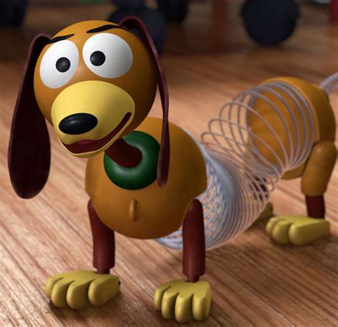 In Toy Story 2 (1999), Slinky Dog played by Jim Varney states "I'm not ...