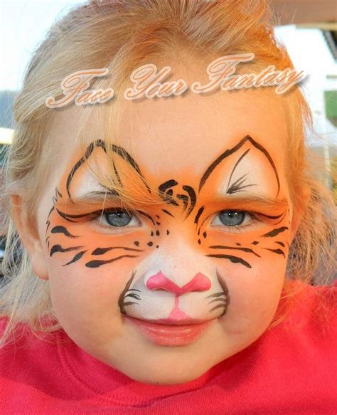 Princess Peta || mini tiger | Face painting designs, Tiger face paints, Face painting halloween
