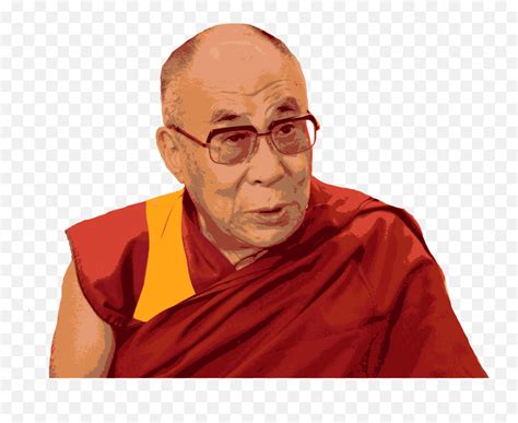 Dalai Lama Vector Clipart Image - Dalai Lama Clip Art Emoji,Hand Chin Emoji - free transparent ...