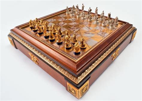 Sold Price: FRANKLIN MINT CHESS SET. - October 6, 0116 10:00 AM CDT