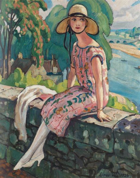 Einar Wegener - Gerda Wegener at Beaugency, 1924 Gerda Wegener ...