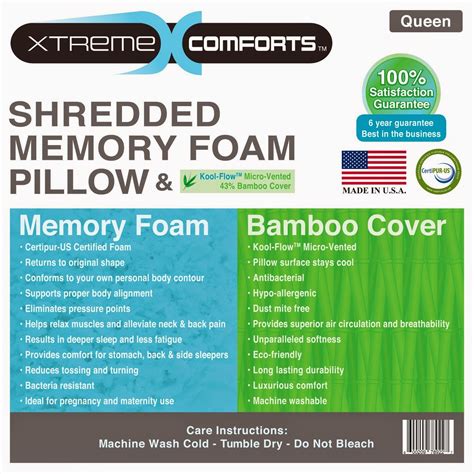 Temporary Waffle: Xtreme Comforts Shredded Memory Foam Pillow