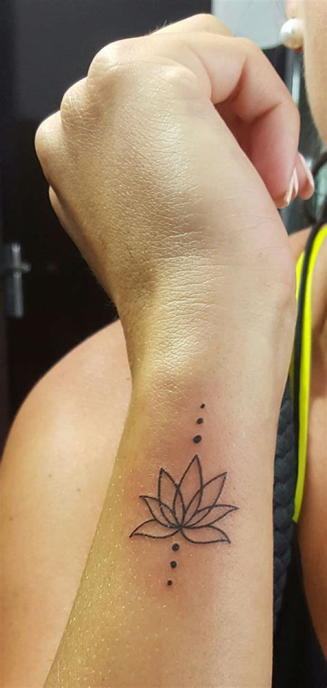 Lotus flower tattoo