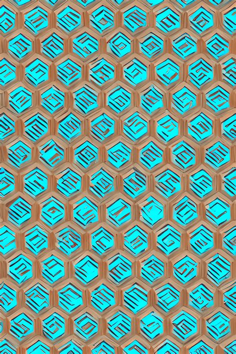 Hexagon Pattern Digital Graphic · Creative Fabrica