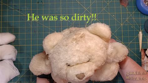 Restoring my Childhood Teddy Bear! (Stuffed Animal Restoration) - YouTube