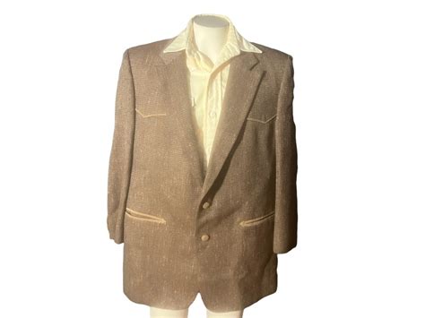 Vintage Sheplers Western Suit Jacket 46 R - Etsy