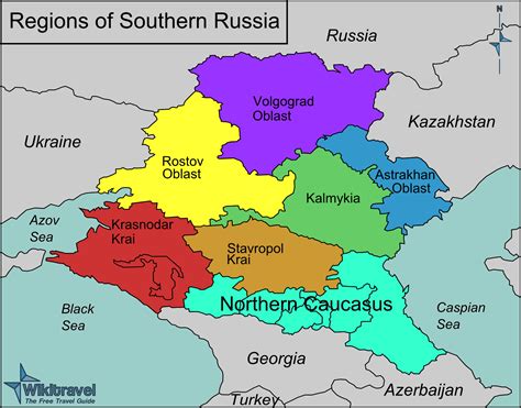 File:Southern Russia regions map.png - Wikitravel