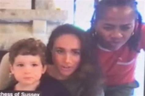 Archie makes surprise cameo in photo with Meghan Markle