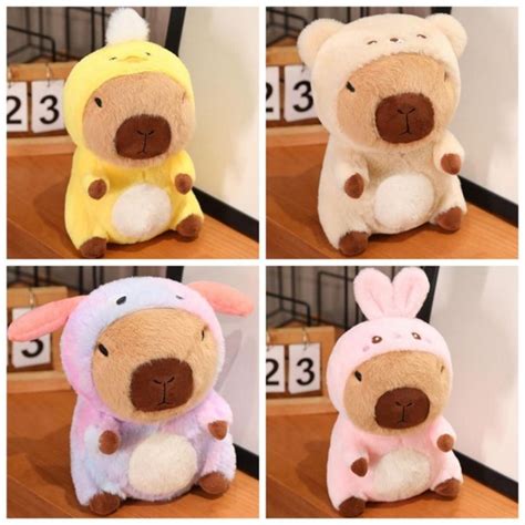 CUTE ELVES Cosplay Capybara Plush Toy Fluffy PP Cotton Capybara Change Suit Doll Kawaii Series ...