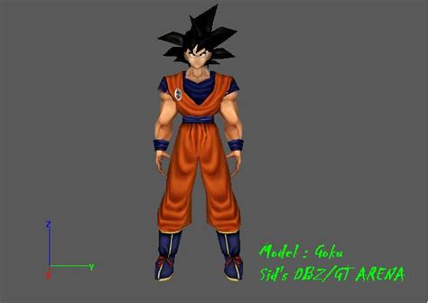 Model : Goku image - Warcraft III : DbZ/GT Arena/Spellpack mod for Warcraft III: Reign of Chaos ...