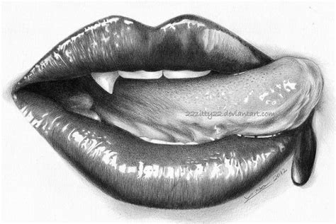 Vampire lips by 22Zitty22 on DeviantArt