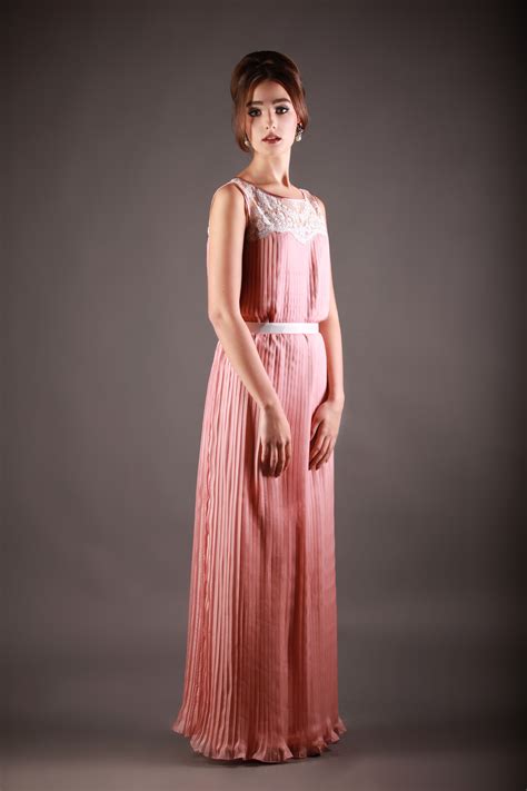 Lum Pink & white lace dress | Lace white dress, Dresses, Evening dresses
