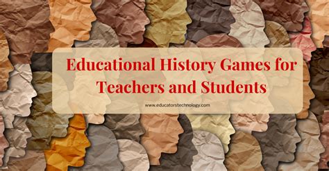 Best Online History Games - Educators Technology