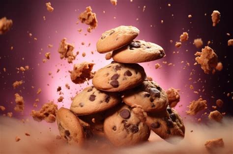 Premium AI Image | Chocolate chip cookies
