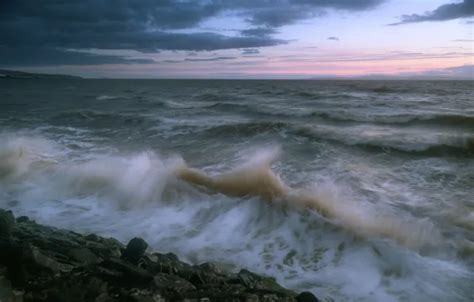 Wallpaper wave, storm, the ocean, The Atlantic ocean, Atlantic Ocean, Falkland Islands, Falkland ...