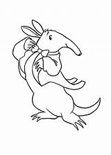 Gentle Aardvark Coloring Page  Free Printable Pages For Kids sketch template