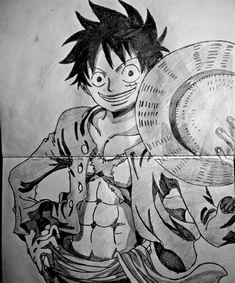 Speed drawing anime - Monkey D. Luffy (One Piece) | Drawings | Pinterest