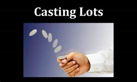 Decisions, Decisions And The Casting Of Lots | We Are Israel