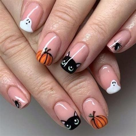 50 Spooky Halloween Nails You Need To Try! | Holloween nails, Halloween nails easy, Fun ...