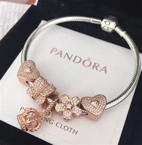 Rose Gold Charm Bracelet : 1 | Bitcoin Tijuana