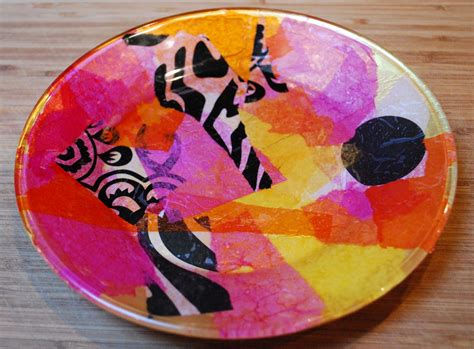 Make It... a Wonderful Life: Collaged Glass Plates