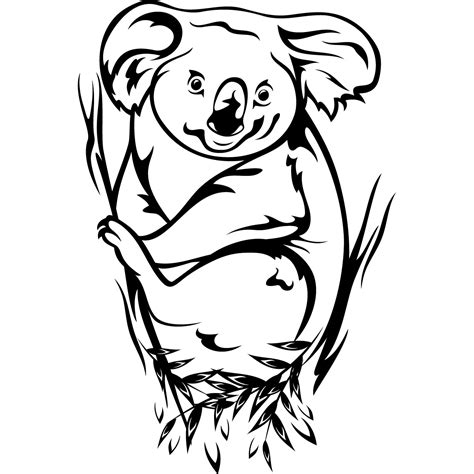 Free Koala Outline Cliparts, Download Free Koala Outline Cliparts png images, Free ClipArts on ...