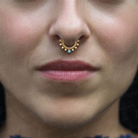 Septum Ring 16g. Surgical Steel Septum Clicker. Septum Hoop. - Etsy