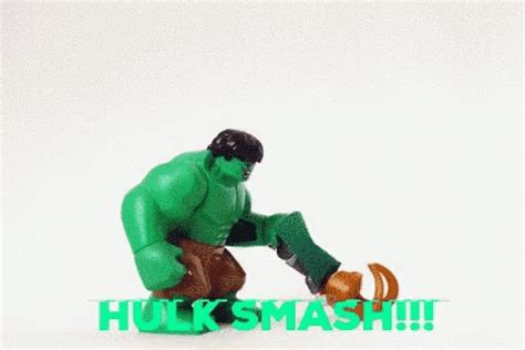 Hulk Smash GIF - Hulk Smash ActionFigure - Discover & Share GIFs