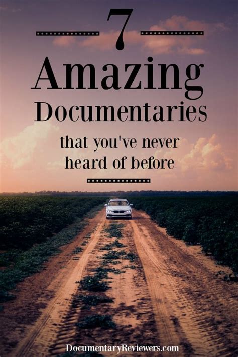 10 little known amazing documentaries that will have you glued to the screen – Artofit