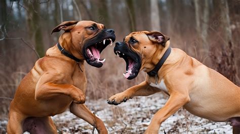 Fundo Cachorros Boxer Brigando Com Bulldog Latindo Fundo, Foto De Cães Agressivos, Cão ...