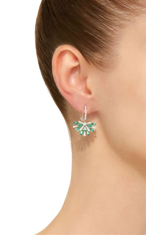 M'O Exclusive Emerald Drop Earrings by HUEB for Preorder on Moda Operandi | Jewelry, Classic ...