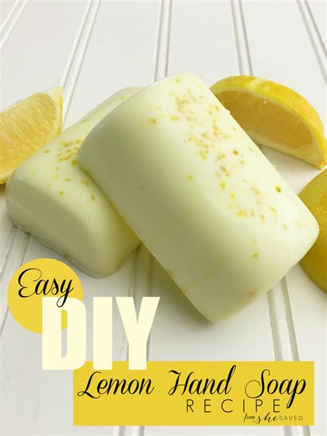 Easy DIY Lemon Hand Soap Recipe - SheSaved®