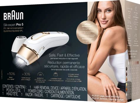 Customer Reviews: Braun Silk-expert Pro 5 IPL Epilator White/Gold PL5137 - Best Buy