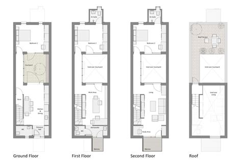 Philadelphia Row Home Floor Plan | plougonver.com