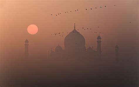 Online crop | HD wallpaper: Taj Mahal, India, travel destinations, architecture, water ...