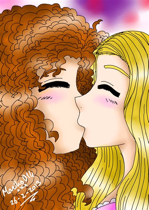 Commission - Merida X Rapunzel by mariko014 on DeviantArt