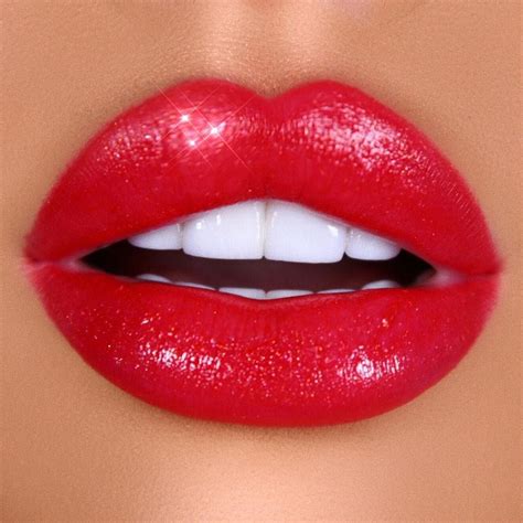 H CH CH CHERRY KISS 🍒 Lady Danger Lipstick by @maccosmetics + 24K Gloss by @girlactik 💋 # ...