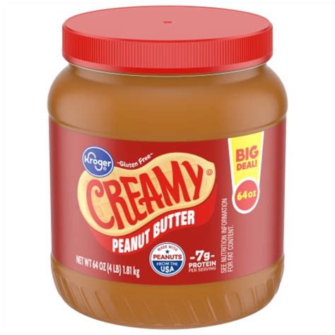 Kroger® Peanut Butter Creamy BIG DEAL!, 64 oz - Fred Meyer