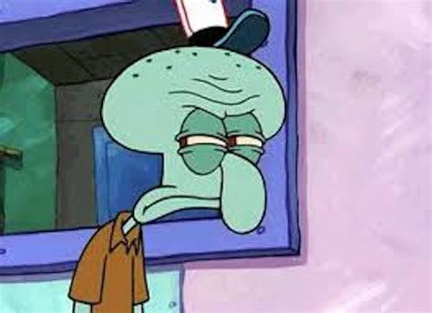 Annoyed Squidward Blank Template - Imgflip