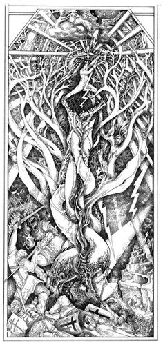 Artist: Leigh J. McCloskey The Tower is the 16th key of the Tarot Arcana and is represented by ...