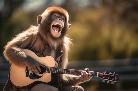 Monkey Singing Images - Free Download on Freepik