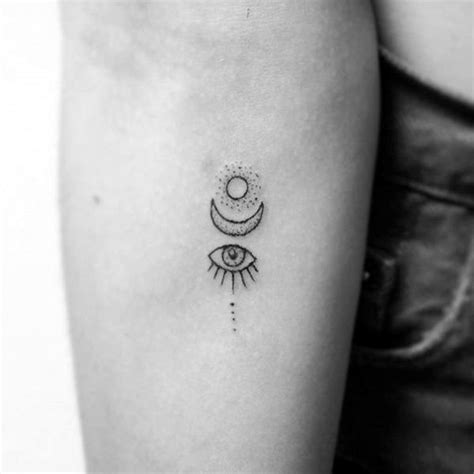 40 Magical Moon Tattoo Designs - Bored Art | Evil eye tattoo, Eye ...