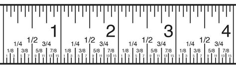 Inch Fractions Ruler - Measure with Precision