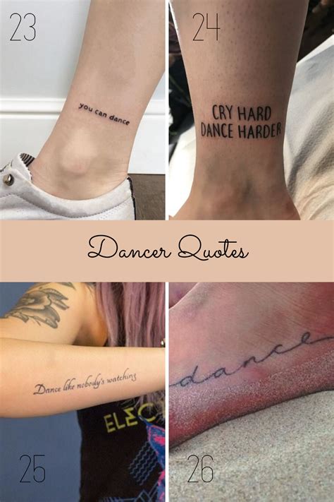 30 Beautiful Dance Tattoo Ideas Dancers Will Love - Tattoo Glee